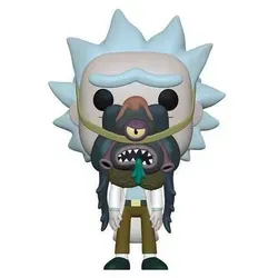 Funko POP! POP Animation: Rick & Morty - Rick w/ Glorzo Vinyl Figur 10cm