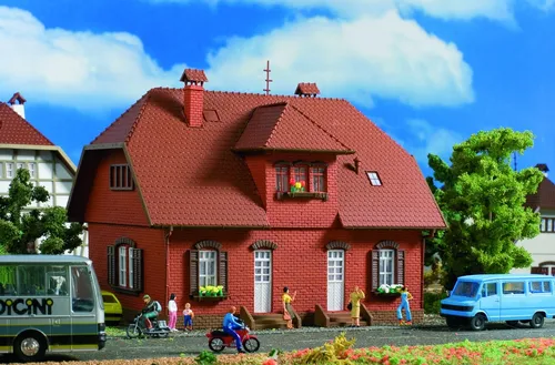 Vollmer 43659 H0 Backstein-Siedlungshaus