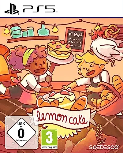 SOEDESCO B.V. Lemon Cake - [Playstation 5] - Entwickle deine Backkünste im charmanten Bäckerei-Simulationsspiel. Kreiere köstliche Leckereien und halte deine Bäckerei stets einladend für zufriedene Kunden.