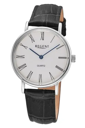 REGENT F-1576 Damenuhr Quarz Gut Ablesbar Schwarz/Weiß Filius 12111388