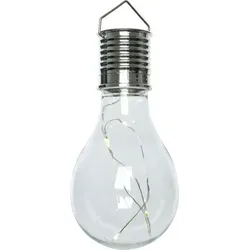 Solar Gartenleuchte LED Birne 8x14cm