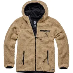 Brandit Teddyfleece Worker Jacket 4XL - Funktionsjacken aus hochflorigem Teddy-Fleece für optimale Wärme und Tragekomfort, ideal für kalte Tage mit praktischen Taschen und Windschutz.