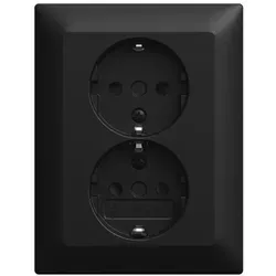 Busch-Jaeger Steckdosen Schwarz von Busch-Jaeger