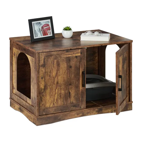 Katzenschrank Katzentoilettenhaus – Stilvolles Katzenversteck