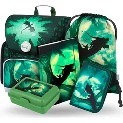 BAAGL SET 5 Ergo Dragon: Schulranzen mit perfekter Ergonomie