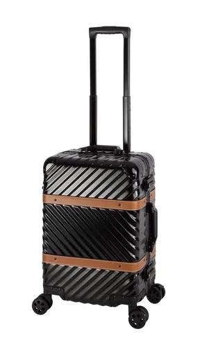 Travelhouse Paris Bordtrolley - Handgepäck Koffer mit TSA Schloss - Koffer, 55 x 37 x 23 cm, extrem leicht mit 4 gummierten 360° Doppelzwillingsrollen für leisen Transport, TSA Schloss für Sicherheit, ideal für Flugreisen und Reisen mit Stil.