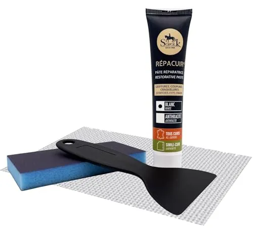 SOFOLK Reparatur-Set für Risse in Leder, an Sofas, Autositzen o.ä.