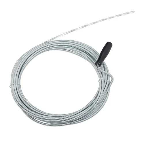 Rohrreinigungsspirale Abflussreinigungsspirale Handspirale 10 m 0,8 kg flexibel