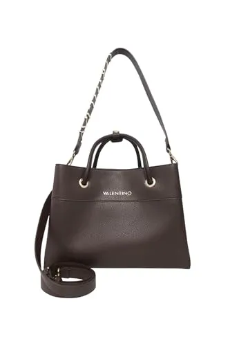 Alexia Handtasche 35 cm (nero) - Stilvolles italienisches Design - Handtasche aus der Kollektion von Valentino by Mario Valentino, geräumiges Hauptfach mit Magnetverschluss und abnehmbarem Schulterriemen für flexibles Tragen.