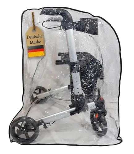 Fabacare Rollator Schutzhülle - Rollatoren Schutzhaube, wetterfest und montagefrei, schützt vor Witterungseinflüssen und Verschleiß, ideal für unterwegs.