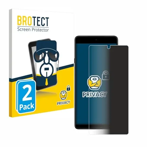 BROTECT 2 Stück Anti-Spy Blickschutzfolie für Motorola Edge 20 Privacy Screen Protector [Displayschutz-Folie, Sichtschutz, Blaulichtfilter]