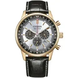 Citizen Eco-Drive Herrenuhr Classic Chronograph Roségoldfarben CA4723-03A - Elegante Herrenuhr mit roségoldfarbenem Edelstahlgehäuse, Solarenergie, Stoppuhr und Kalenderfunktion. Perfekt für stilbewusste Männer.