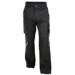 DASSY® Miami Arbeitshose - Größe 52 - Schwarz mit Kniepolstertaschen - Arbeitshose mit verstellbaren Cordura-Kniepolstertaschen, ideal für Profis, die Komfort und Funktionalität schätzen.