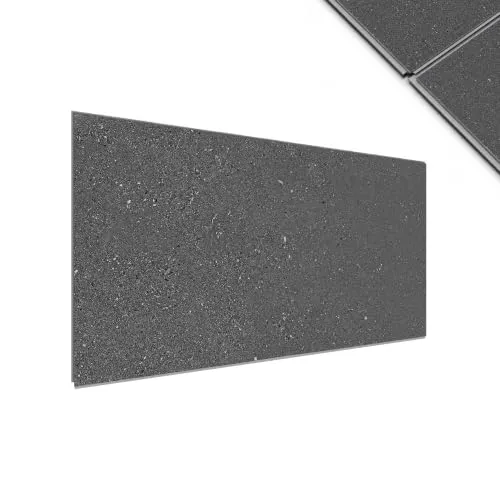 IZODEKOR SPC Wandpaneele 60x120 cm – Dunkelgraue Wandverkleidung für Bad und Küche