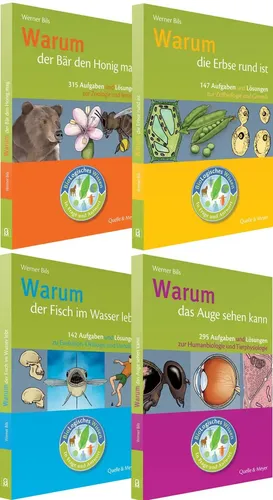 Biologisches Wissen in Frage und Antwort von Werner Bils - Umfassendes Biologiebuch mit 1004 Seiten, ideal für Schule und Lernen, inklusive CD-ROM für interaktives Lernen.