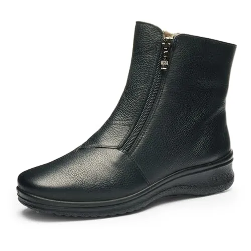 Ara Komfort Stiefeletten ZER-ST Damen 392D31322D3438353339 Schwarz 37 EU - Wanderschuhe für Damen, aus hochwertigem Leder mit rutschhemmender Gummisohle. Diese Stiefeletten bieten Komfort und Sicherheit bei jedem Schritt, ideal für den Alltag und besondere Anlässe.