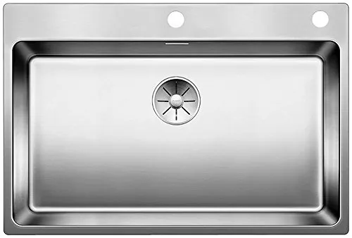 Blanco Andano 700-IF/A Edelstahlspüle mit Ablauffernbedienung - Sanitäranlagen & Zubehör, elegante Edelstahlspüle mit Seidenglanz-Oberfläche und innovativer Ablauffernbedienung für maximalen Komfort in der Küche.
