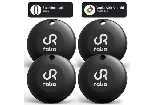 Ralio Bluetooth Tracker für Android – Schlüssel, Geldbörse, Tasche finden