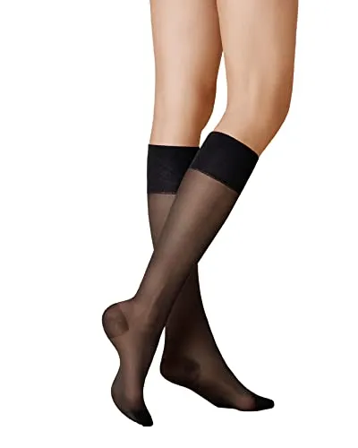 KUNERT Damen Kniestrümpfe Super Control 40 leichte Stützwirkung Klasse I 40 DEN