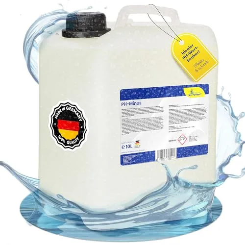 Mr. Perfect® - Professioneller pH Senker flüssig 10KG im Vorratskanister | Effektives Flüssiges pH Minus für Pools und Whirlpool | optimale pH Regulierung | Wasser Balance
