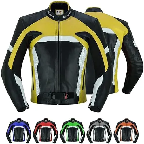 German Wear Herren Motorradjacke mit Protektoren von German Wear
