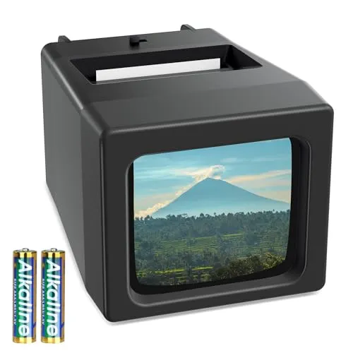 DigitPro 35mm Diabetrachter – Tragbarer Dia-Projektor mit 2x Vergrößerung