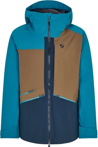 ZIENER TAHAN Jacke 2024 - Hochfunktionale Herren Snowboardjacke in hale navy - Snowboardjacke mit recycelten Materialien, atmungsaktiver AQUASHIELD Membran und optimaler Wärmeregulierung durch Wool Futter. Ideal für umweltbewusste Freerider!