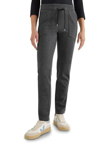 CECIIL Jogger Pants Damen XL, Schwarz mit Elastikbund in schwarz von CECIL