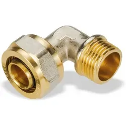 Pipetec Schraub-Übergangswinkel mit Außengewinde 20x2 - 1/2