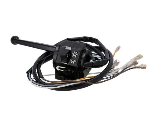 Schalterkombination für Simson S51, S7 - mit Kabel - Sensoren & Schalter, hochwertige EAO Schalterkombination für zuverlässige Elektrik und Zündung in Simson Mopeds.