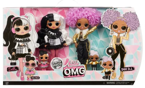 L.O.L. doll set Surprise Winter Disco OMG Dollie & 24K DJ MGA 035051426165