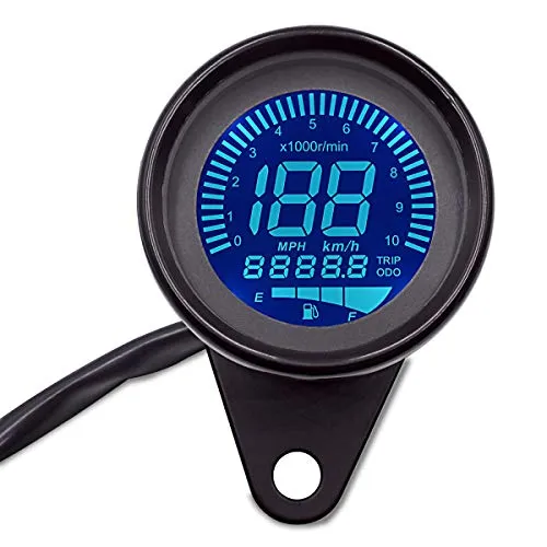 Digital Tachometer Kompatibel mit BMW R NineT/Pure/Scrambler/Urban G/S TRX schwarz