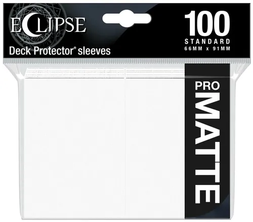 Ultra Pro UP Deck Protector ECLIPSE Matte Arctic White (100 Hüllen)