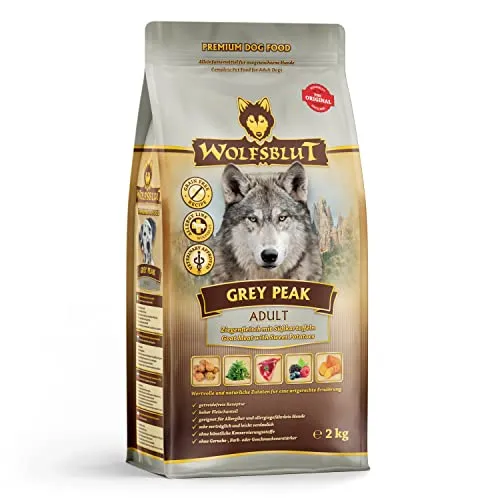 Wolfsblut - Grey Peak - 2 kg - Ziege - Trockenfutter - Hundefutter - Getreidefrei