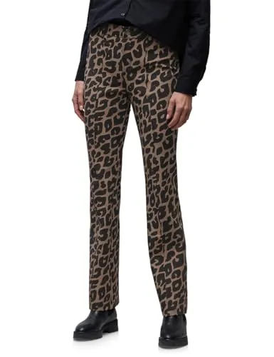 Street One Leo Bootcut Hose Silk Brown 44 von Street One