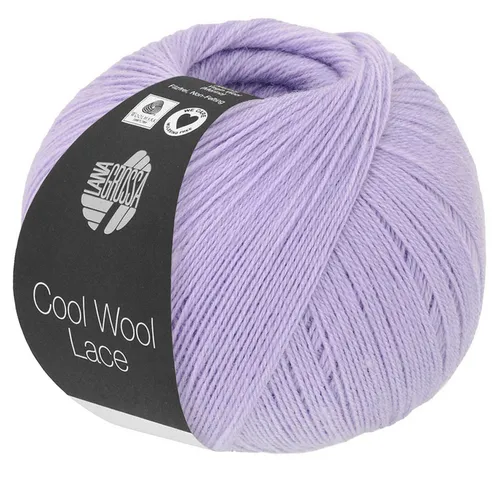 LANA GROSSA Cool Wool Lace Häkelwolle, 400 m