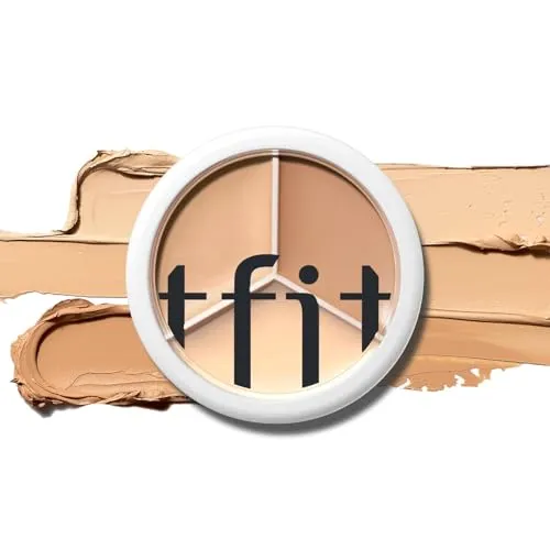 Produktbild TFIT Cover Up Pro Concealer-Palette – 3-in-1-Farbkorrekturcreme mit vollständiger Abdeckung (01 Neutral, 15g)