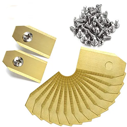 45x Titan Messer Klingen, Rasenroboter Messer für alle Husqvarna Automower, Gardena, Yardforce Mähroboter