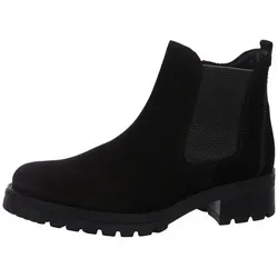 Gabor Comfort Chelsea Boot Schwarz - Wanderschuhe mit Wechselfußbett, rutschhemmender Sohle und praktischem Innenreißverschluss für höchsten Tragekomfort und individuelle Anpassung.