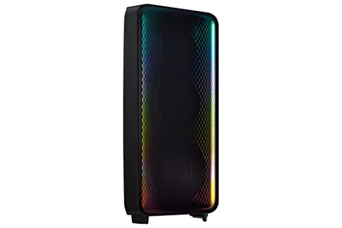 Samsung MX-ST90B Sound Tower - 1700W Bluetooth Lautsprecher - Lautsprecher mit 1700 W Leistung und innovativer bidirektionaler Audiotechnologie für ein 360-Grad-Klangerlebnis. Ideal für Partys und Veranstaltungen, robust und wasserdicht (IPX5) für den Einsatz im Freien.