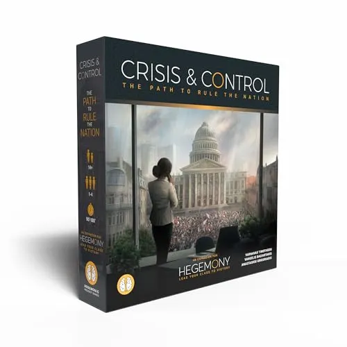 Hegemony: Lead Your Class to Victory – Crisis & Control Expansion - Gesellschaftsspiel mit einzigartigen asymmetrischen Mechaniken, ideal für 2-4 Spieler. Inklusive neuer Module und Aktionskarten für mehr Interaktion und strategische Tiefe.