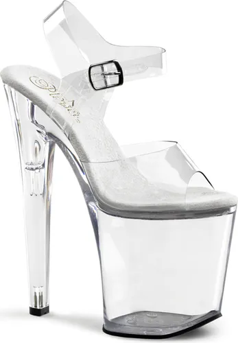 XTREME-808 Damen Sandale von Pleaser, Transparent EU 38, US 8