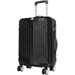 ABS Hartschalen Trolley Palma Schwarz