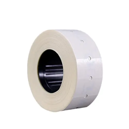 Rollen Preisetiketten 21x12RE weiss ablösbar | 10.000 Etiketten | Preisauszeichner Etiketten | Auszeichner Etiketten | HUTNER 10