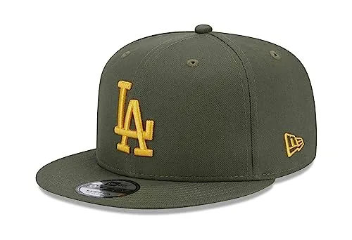 New Era - MLB Los Angeles Dodgers Side Patch 9Fifty Snapback Cap in Grün, Größe S-M - Verstellbare 9Fifty Snapback Cap des MLB-Teams Los Angeles Dodgers. Hochwertige Team-Applikation und flexibler Schirm für vielseitigen Tragekomfort. Offizielles Lizenzprodukt von New Era.