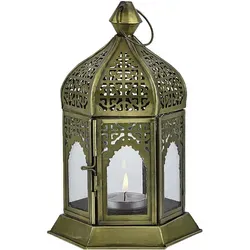 Orientalische Deko Teelichthalter Laterne Windlicht Khatija Klar