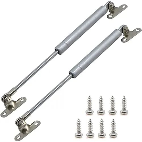 Schrank Gasdruckfeder Möbeltür zum Gas Strut Lift Schrank Tür Wurden Dämpfer Hinge Gasdruckdämpfer Gasdämpfer gasdruckfeder für klappen Klappenbeschlag möbel mit 100 N Länge 268 mm 2 Stück