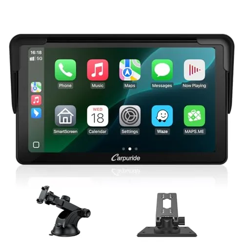 Carpuride Autoradio mit 7 Zoll HD-Touchscreen