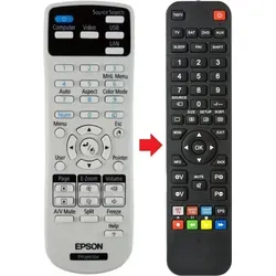 Fernbedienung geeignet für EPSON EBS41 | EBU05 | EBU140