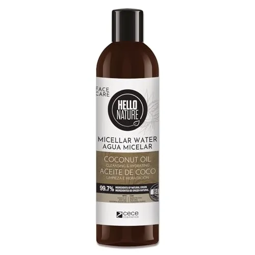 P-Beauty Naturkosmetik Mizellenwasser Gesicht Cleanser 300ml - Sanfte Gesichtsreinigung mit Bio Kokosöl - Entfernt Make-up & Unreinheiten - 99,7 % natürliche Inhaltsstoffe - Alle Hauttypen geeignet